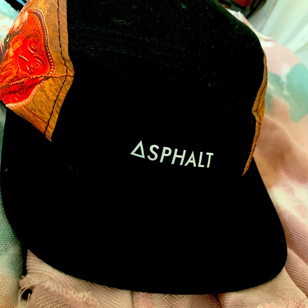 Asphalt 5 panel hat worn twice